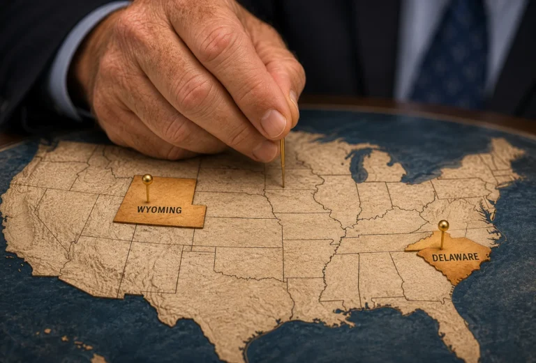 Delaware vs Wyoming LLC comparison for Indian business owners