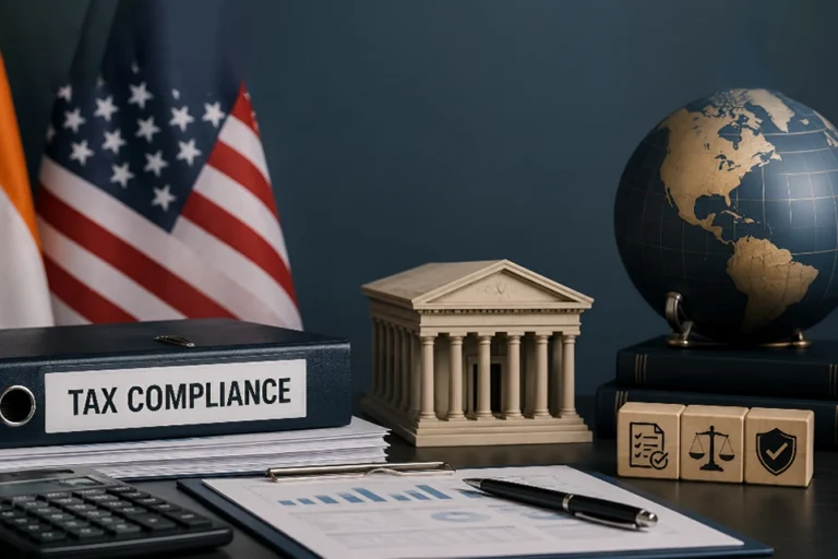 US Tax Compliance documents and financial records for Indian businesses expanding to the US.